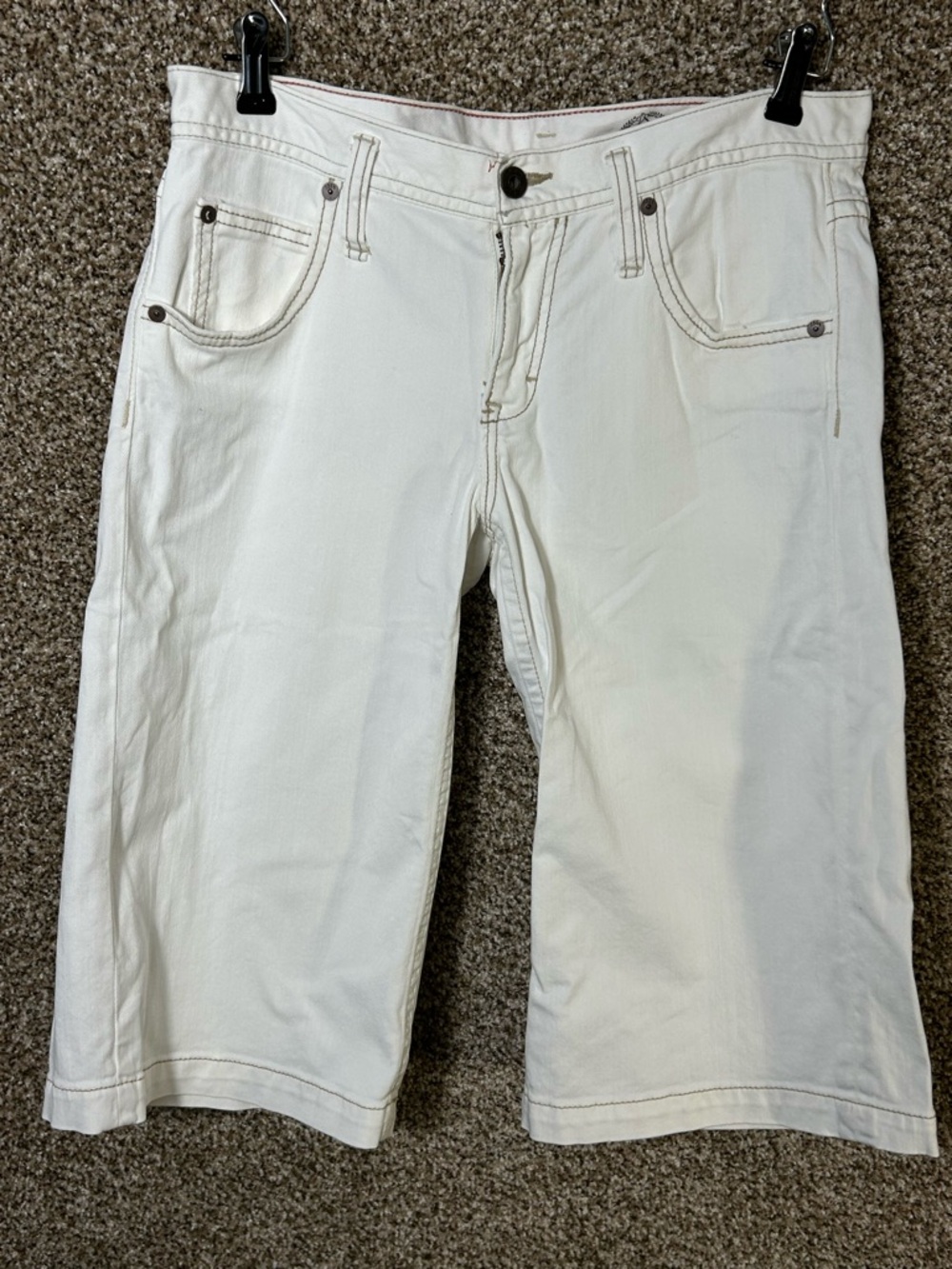 GAP White Limited Edition Denim Shorts